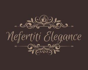 Coffee Elegant Cafe logo design