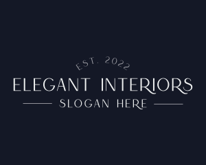 Elegant High End Business logo design