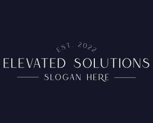 Elegant High End Business logo design