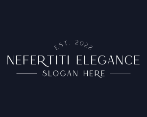 Elegant High End Business logo design