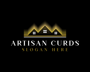 Luxury Roofing House logo design