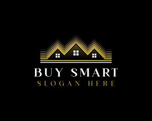 Luxury Roofing House logo design