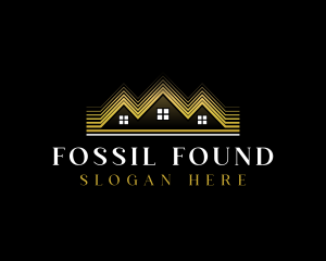 Luxury Roofing House logo design