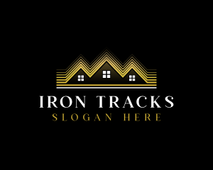 Luxury Roofing House logo design