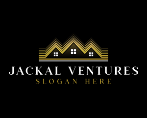 Luxury Roofing House logo design