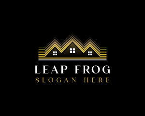 Luxury Roofing House logo design