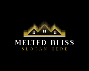 Luxury Roofing House logo design