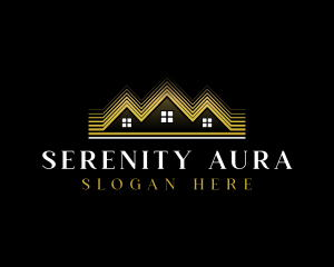 Luxury Roofing House logo design