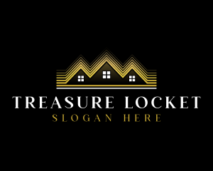 Luxury Roofing House logo design