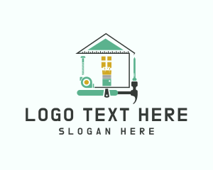 Nail - Home Builder Tools Carpentry logo design