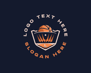 League - Basketball Crown Competition logo design