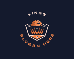 Basketball Crown Competition logo design