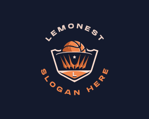 League - Basketball Crown Competition logo design