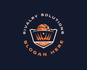 Basketball Crown Competition logo design