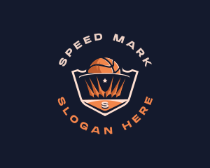 Basketball Crown Competition logo design