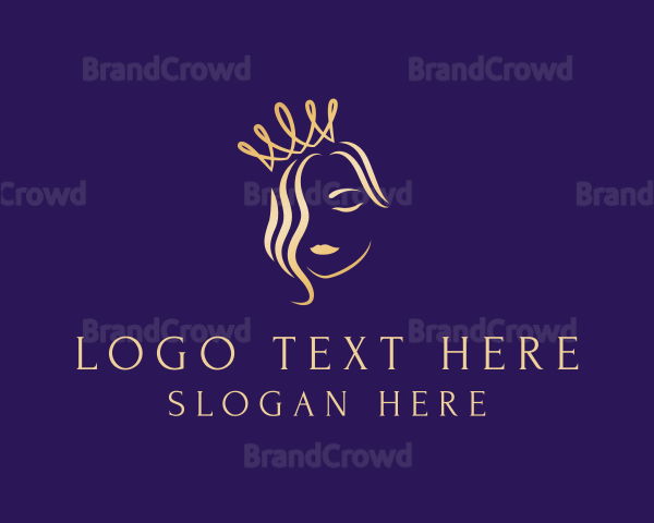 Royal Hair Stylist Salon Logo | BrandCrowd Logo Maker