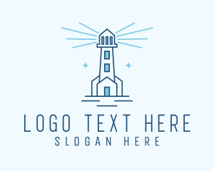 Coastal - Coastal Lighthouse Beacon logo design