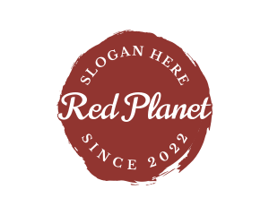 Red Paint Brand  logo design