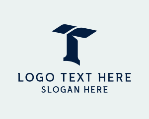 Academy - Generic Slant Studio Letter T logo design