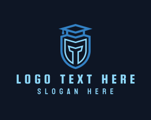Information Technology - Academic Crest Graduate logo design
