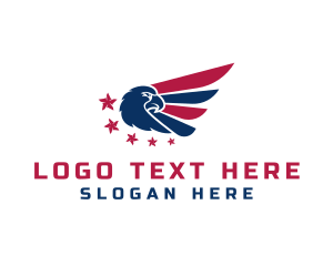 Patriotism - Veteran Eagle Wings logo design