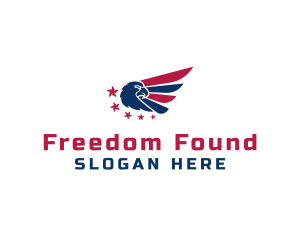 Independence - Veteran Eagle Wings logo design