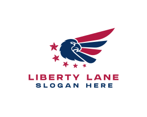 Veteran Eagle Wings logo design