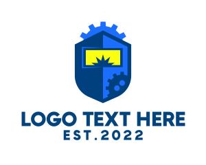 Hardware Store - Industrial Engineering Welder logo design