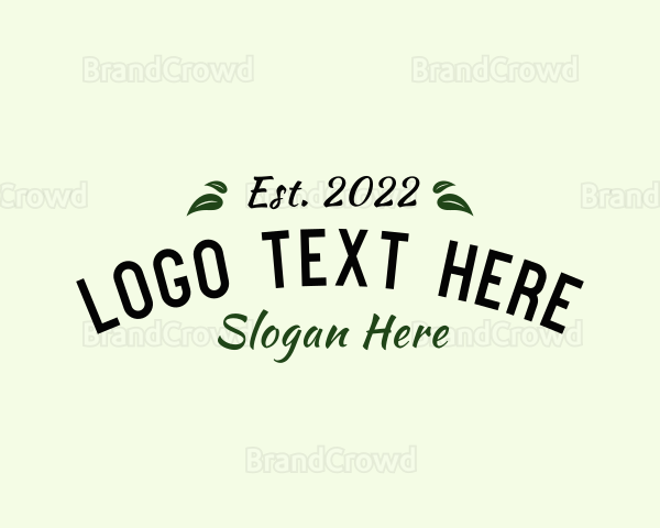 Eco Natural Leaf Logo