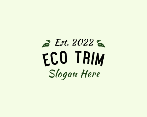 Eco Natural Leaf logo design