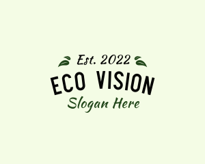 Eco Natural Leaf logo design