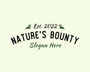 Eco Natural Leaf logo design