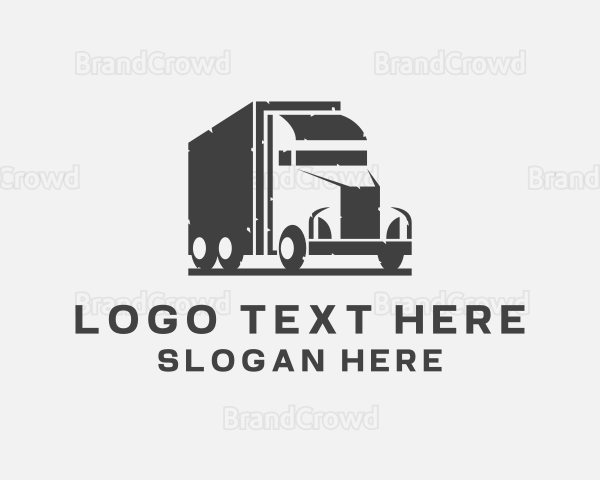 Delivery Freight Truck Logo