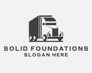 Delivery Freight Truck Logo