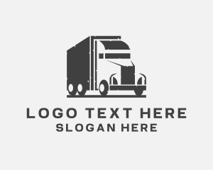 Delivery Freight Truck Logo