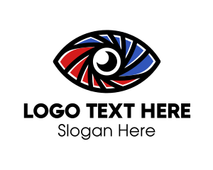 Shutter - Modern Eye Shutter logo design