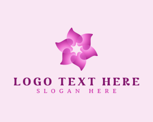 Scented - Flower Petal Wellness logo design
