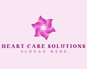 Flower Petal Wellness logo design