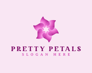 Flower Petal Wellness logo design