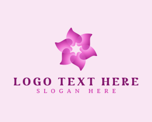 Bloom - Flower Petal Wellness logo design