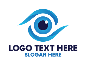 Ophthalmologist - Abstract Eye Swoosh logo design