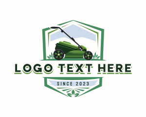 Lawn Mower Gardener Logo