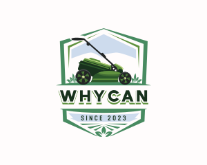 Lawn Mower Gardener Logo