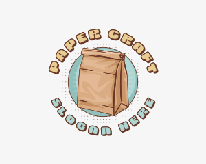 Retro Paper Bag logo design