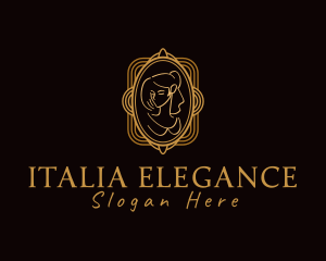 Elegant Pendant Lady  logo design