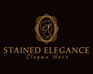 Elegant Pendant Lady  logo design