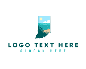 Outdoor - Indiana Beach Vacation logo design