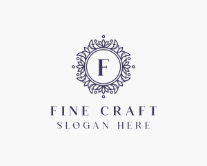 Floral Leaf Ornament logo design