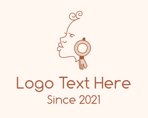Earring - Tribal Woman Earring logo design