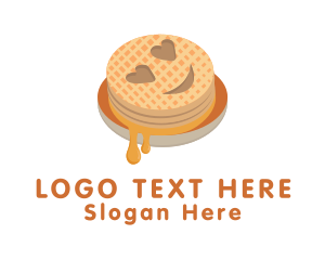 Emoji - Emoji Waffle Breakfast logo design